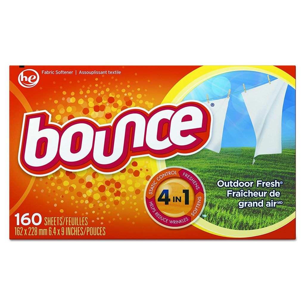 TOALLAS PARA SECADO BOUNCE 160 SHEETS