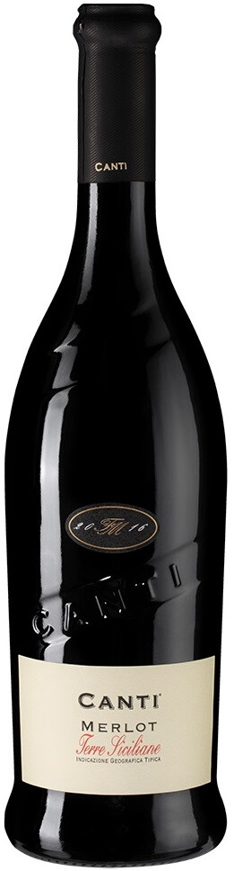 VINO CANTI MERLOT TERRE SICILIANE 750 ML