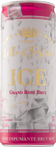 VINO ESPUMANTE STELLE & FORTUNA ROSE BRUT ICE 250 ML