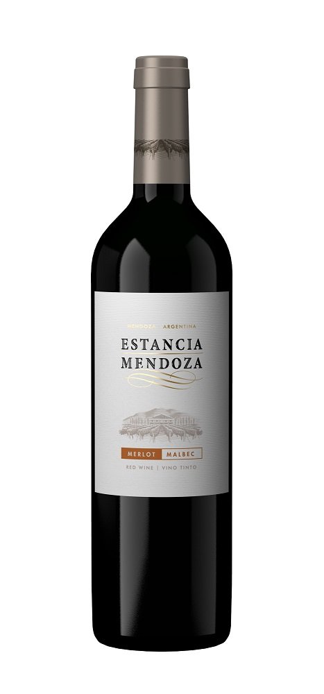 VINO ESTANCIA MENDOZA MERLOT MALBEC 0.75 LT