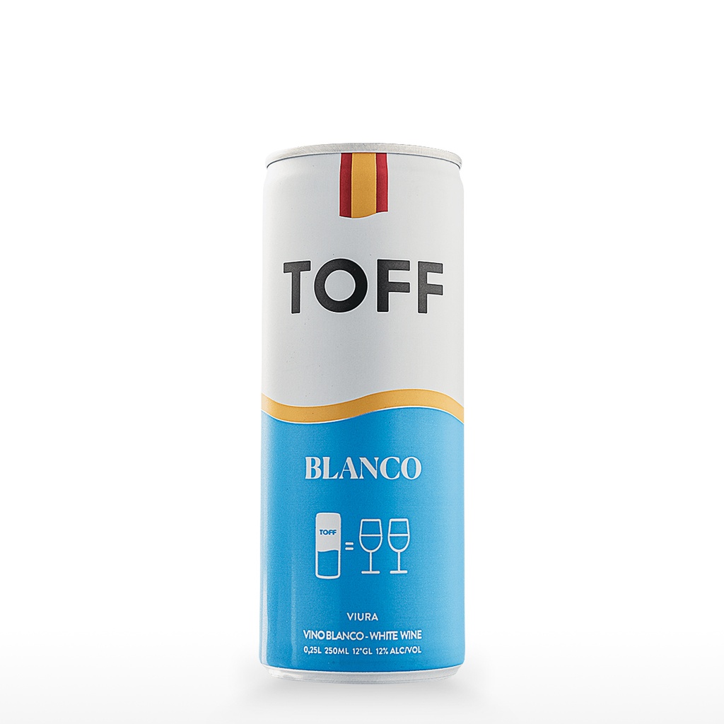 VINO TOFF BLANCO LATA 250 ML