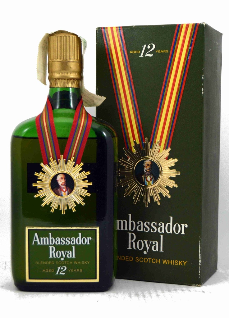 WHISKY AMBASSADOR ROYAL 12 AÑOS 750ML