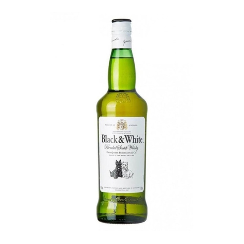 WHISKY BLACK & WHITE 0.75 LT