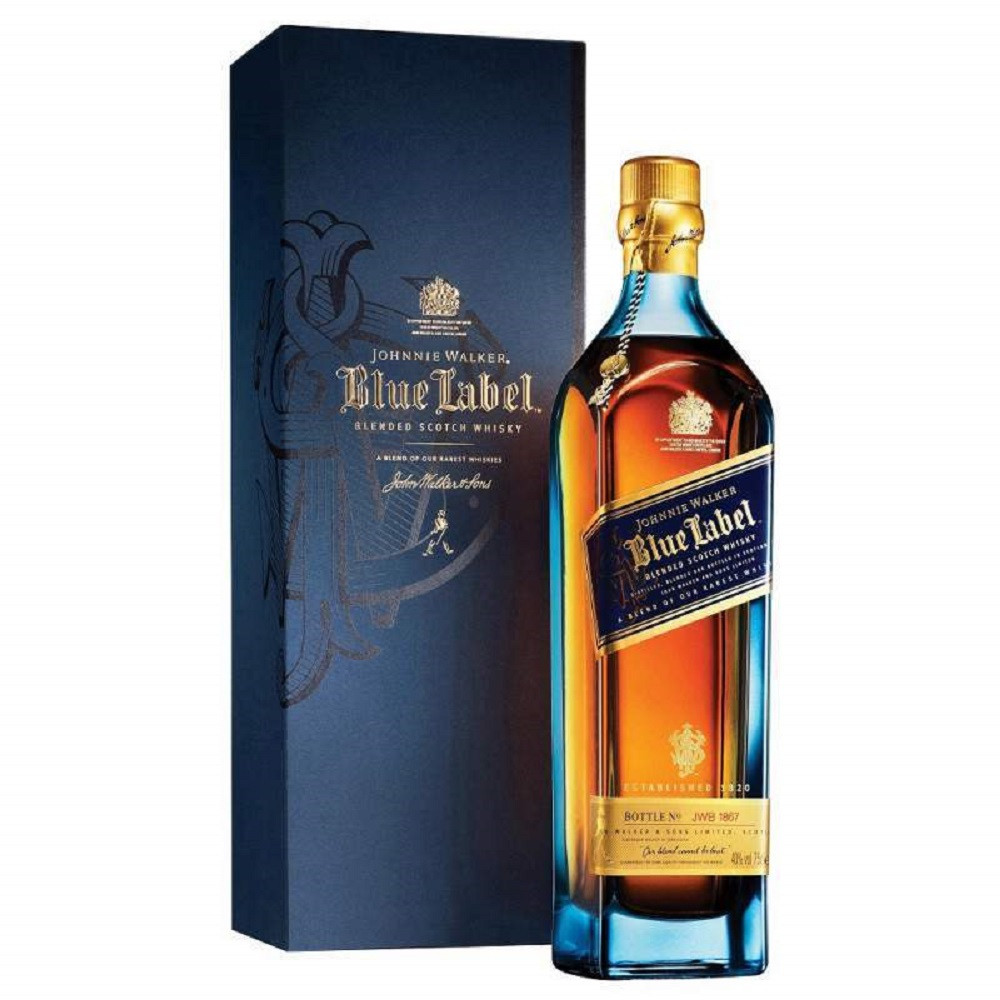 WHISKY BLUE LABEL 750 ML