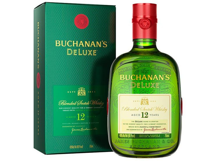 WHISKY BUCHANANS DE LUXE 12 AÑOS 0.75 LT.