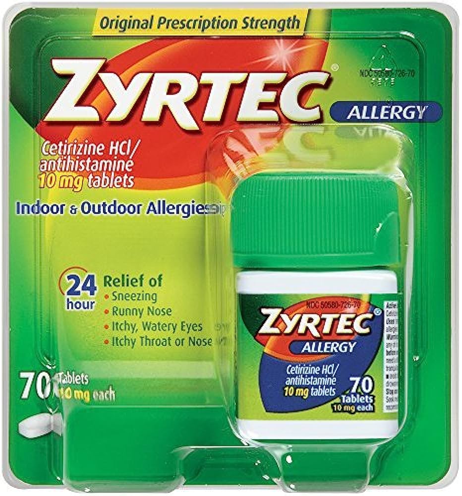 ANTIALERGICO ZYRTEC 70 TAB 