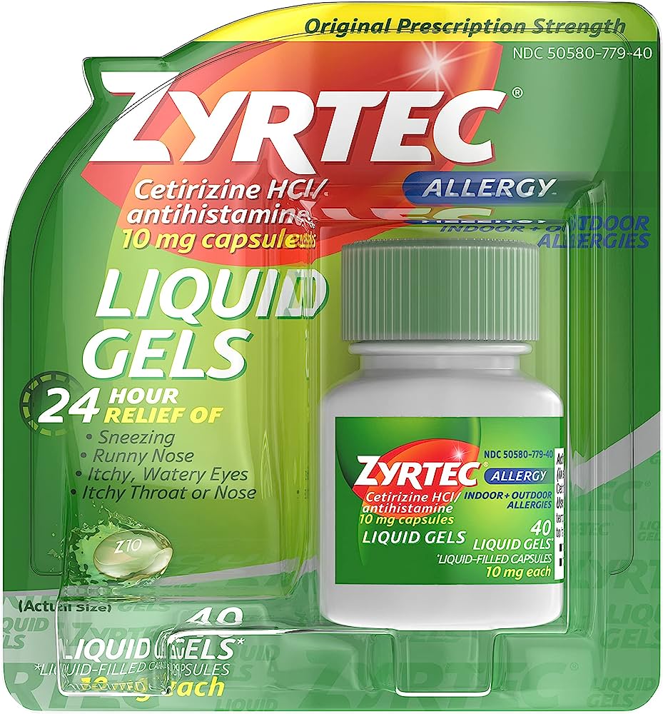 ANTIALERGICO ZYRTEC LIQUID GEL 10 MG 40 CAPSU