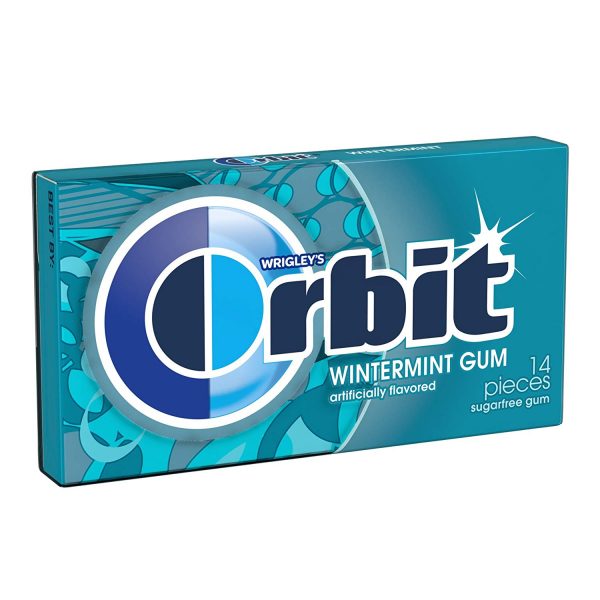 CHICLET ORBIT WINTERMINT GUM 1.9 GR