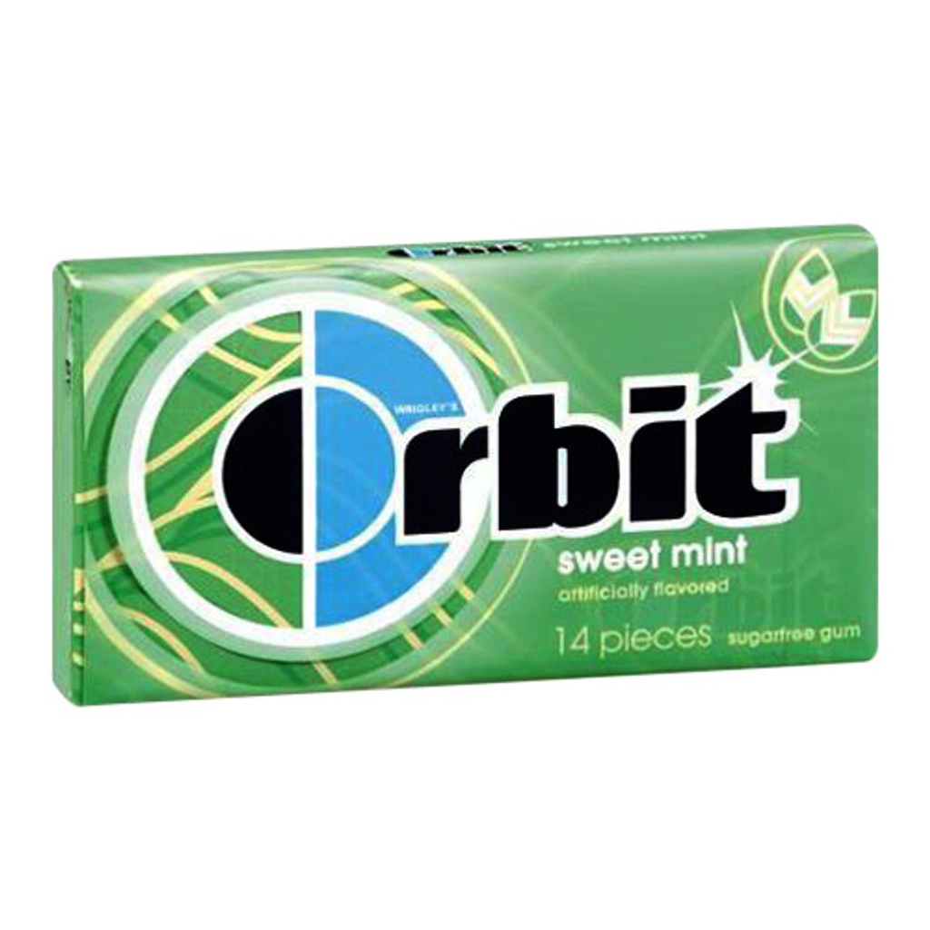 CHICLET ORBIT SWEET MINT GUM 1.9 GR