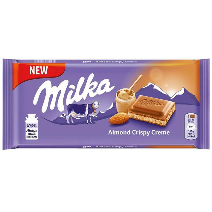 CHOCOLATE MILKA BUBBLY WHITE 95G
