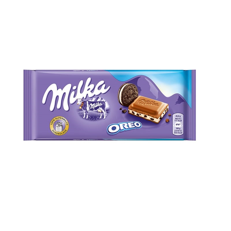CHOCOLATE MILKA OREO 100GR