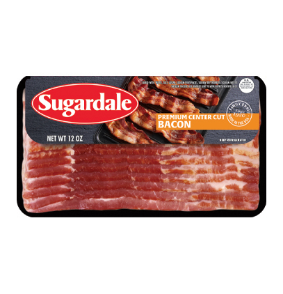 TOCINETA PREMIUM CENTER CUT BACON SUGARDALE 12 OZ