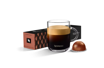 CAPSULAS DE CAFE NESPRESSO VERTUO ROASTED HAZELNUT 125GR 10 CAP