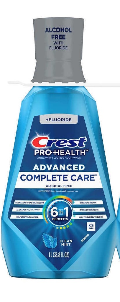 ENJUAGUE BUCAL CREST ADVANCE COMPLETE CARE 1 LT