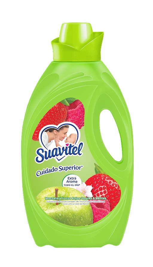 SUAVIZANTE SUAVITEL - MANZANA Y FRUTOS ROJOS 1.9 LT