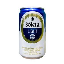 CERVEZA SOLERA AZUL LIGHT LATA 250 ML