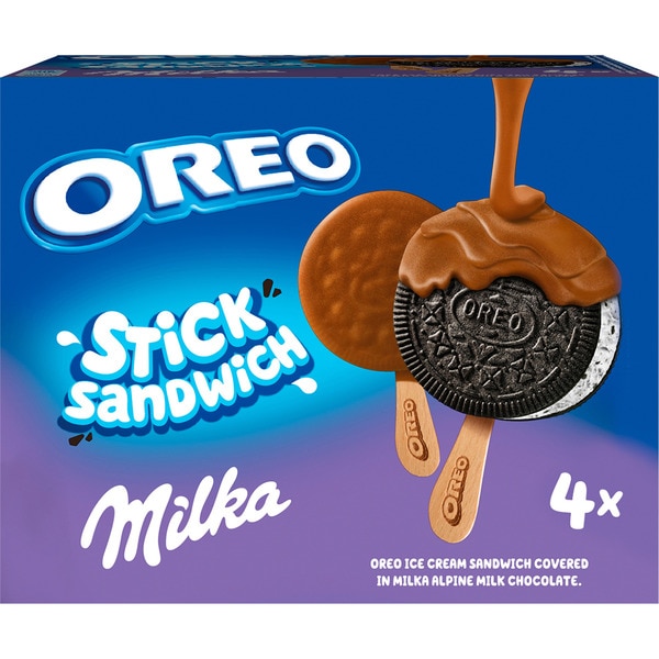 HELADO MILKA STICK OREO SANDWICH