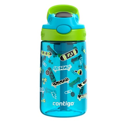 TERMO CONTIGO KIDS CLEANABLE BLUE RASPBERRY SKATER 14OZ