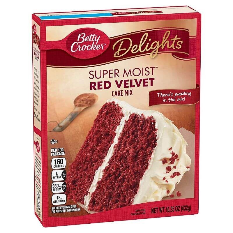 MEZCLA PARA TORTA BETTY CROCKER 375 GR SUPER MOIST RED VELVET
