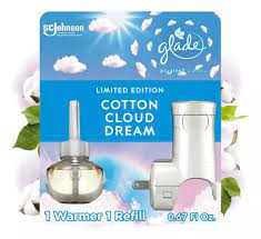 AROMATIZANTE GLADE COTTON CLOUD DREAM 1 DISPEN/REPUESTO