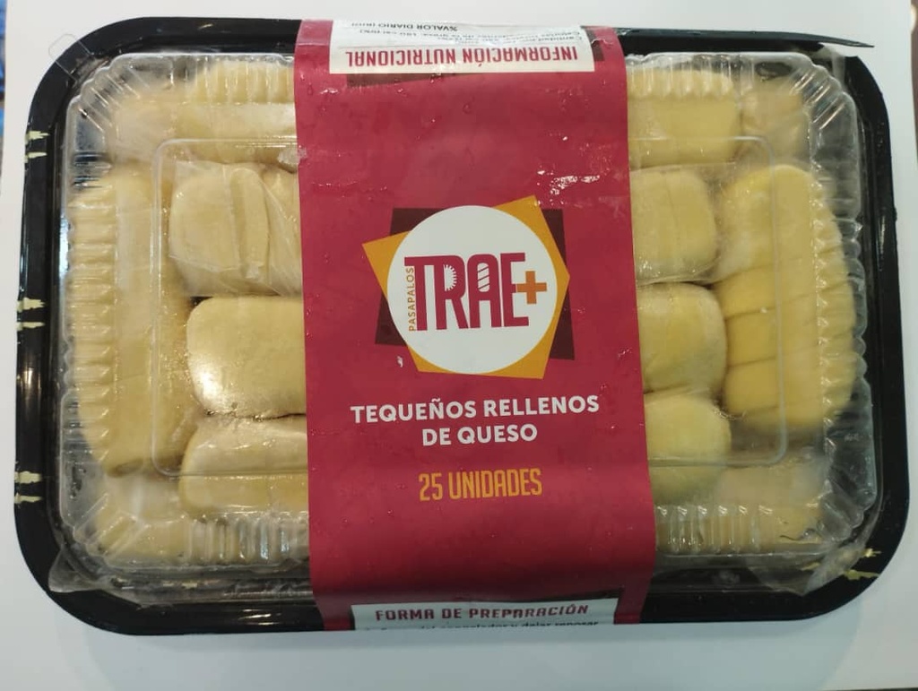 TEQUEÑOS TRAE+ BANDEJA QUESO (25 UNID)