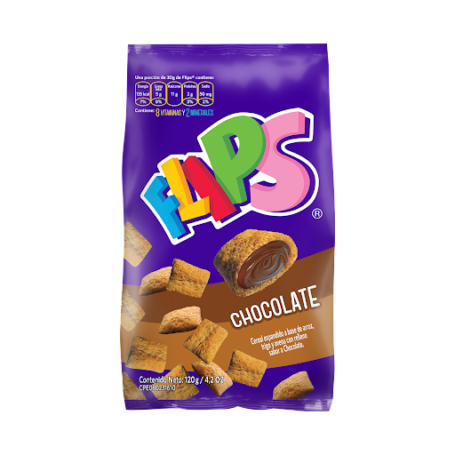 FLIPS CHOCOLATE DE BOLSA 120 GR