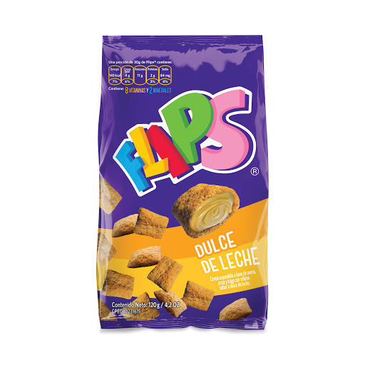 FLIPS DULCE DE LECHE BOLSA DE 120 GR