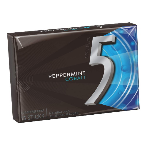 CHICLE FIVE PEPPERMINT COBALT