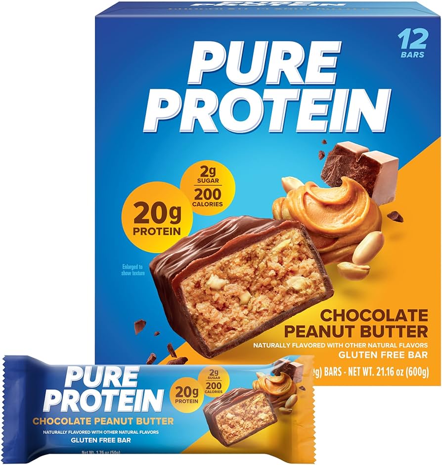 BARRA PROTEICA PURE PROTEIN CHOCOLATE PEANUT BUTTER 50 GR