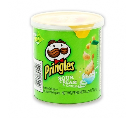 PAPAS PRINGLES SOUR CREAM & ONION 40 GR