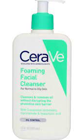 JABON CERAVE FACIAL FOAMING CLEANSER 355 ML