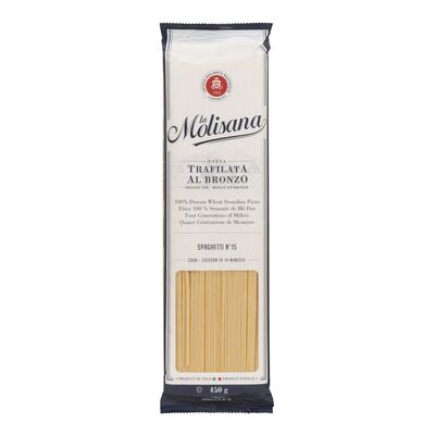 SPAGHETTI LA MOLISANA N15 DE SEMOLA 450 GR
