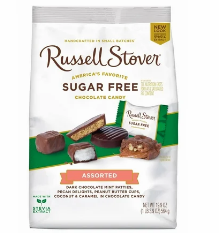 CHOCOLATE RUSSELL STOVER SUGAR FREE ASSORTED 37 UNID 564 GR