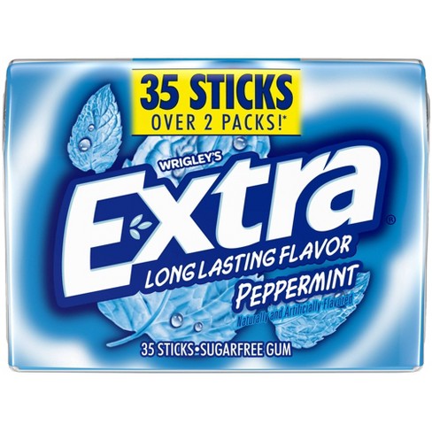 CHICLET EXTRA PEPPERMINT 35 STICKS POLAR ICE