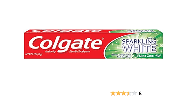 CREMA DENTAL COLGATE SPARKLING WHITE MINT ZING 113 GR