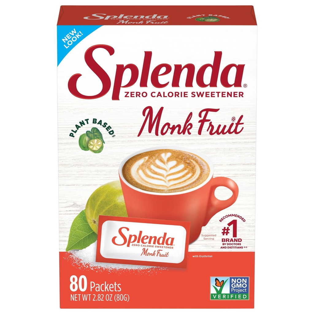 EDULCORANTE SPLENDA MONK FRUIT 80 GR