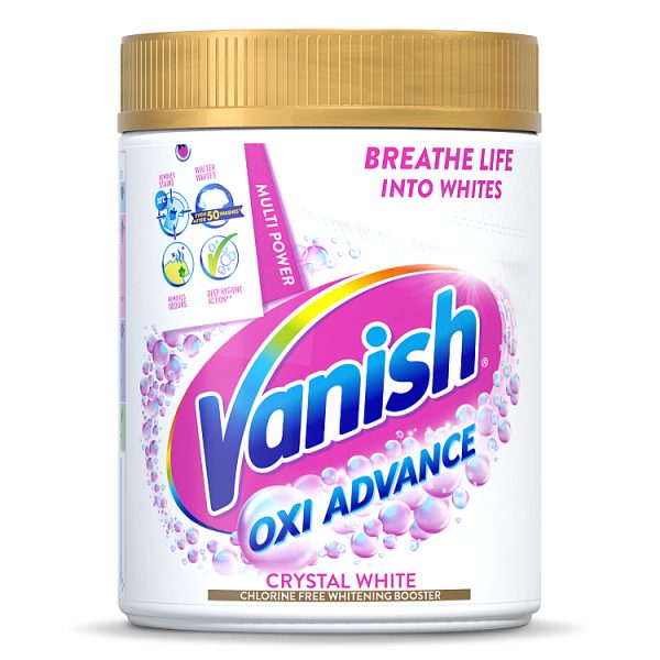 GEL QUITAMANCHAS VANISH OXI-ACTION CRYSTAL WHITE 470GR