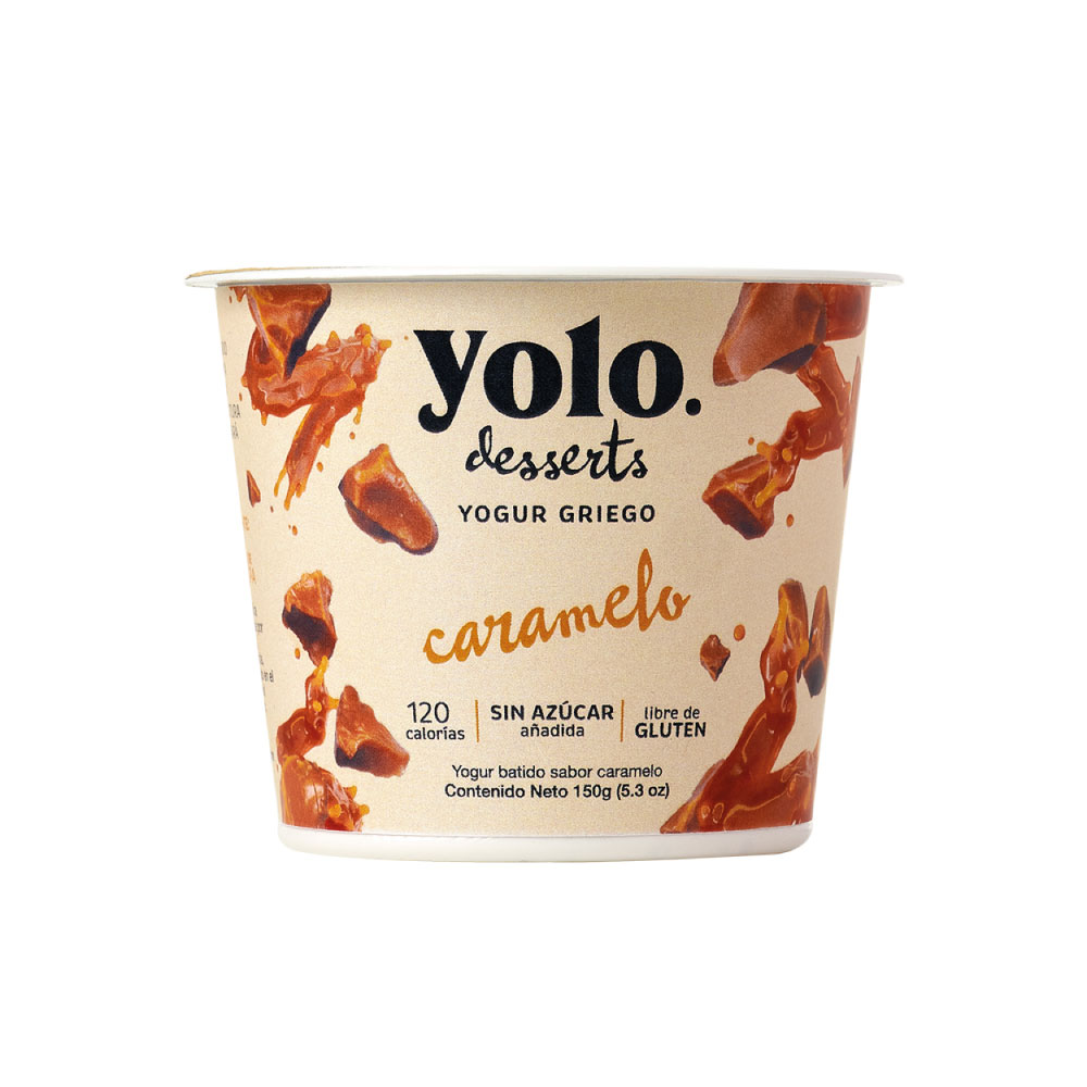 YOGUR GRIEGO CARAMELO YOLO 150 GR