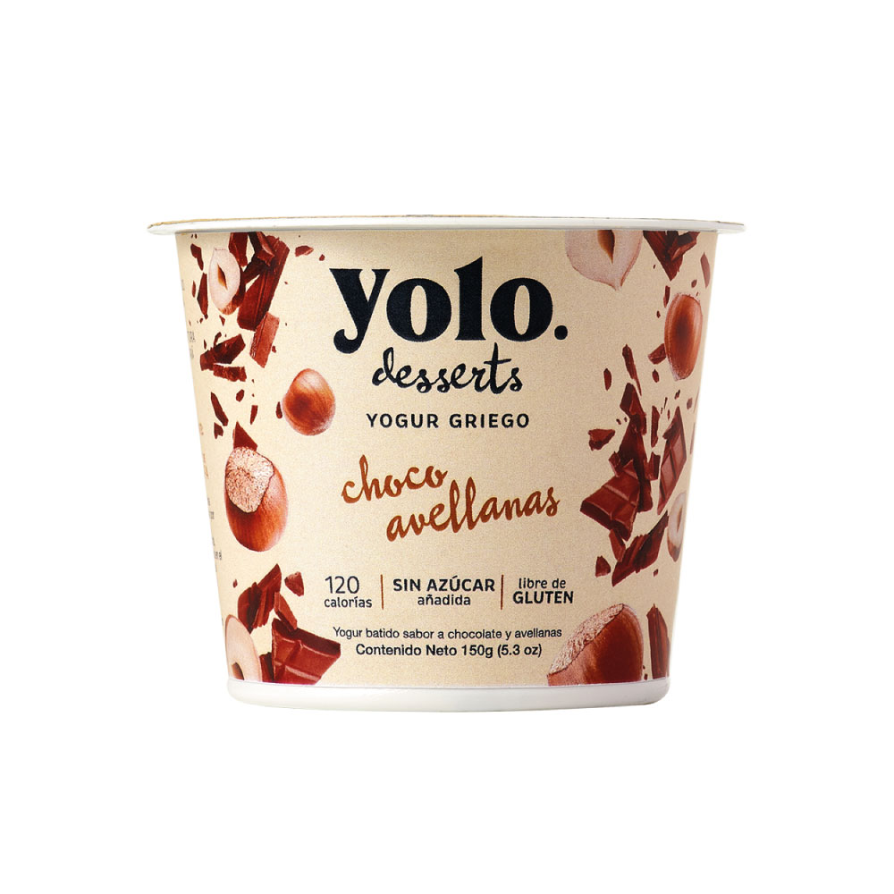 YOGUR GRIEGO CHOCO AVELLANA YOLO 150 GR