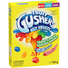 GOMITAS GUSHERS FRUIT FLAVOURED