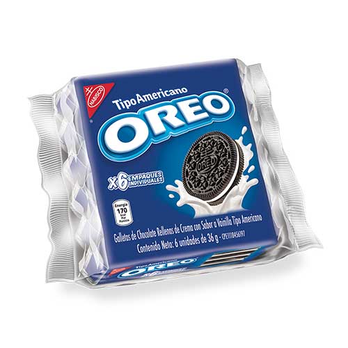 GALLETA NABISCO OREO TIPO AMERICANO 6 EMPAQUE 192 GR