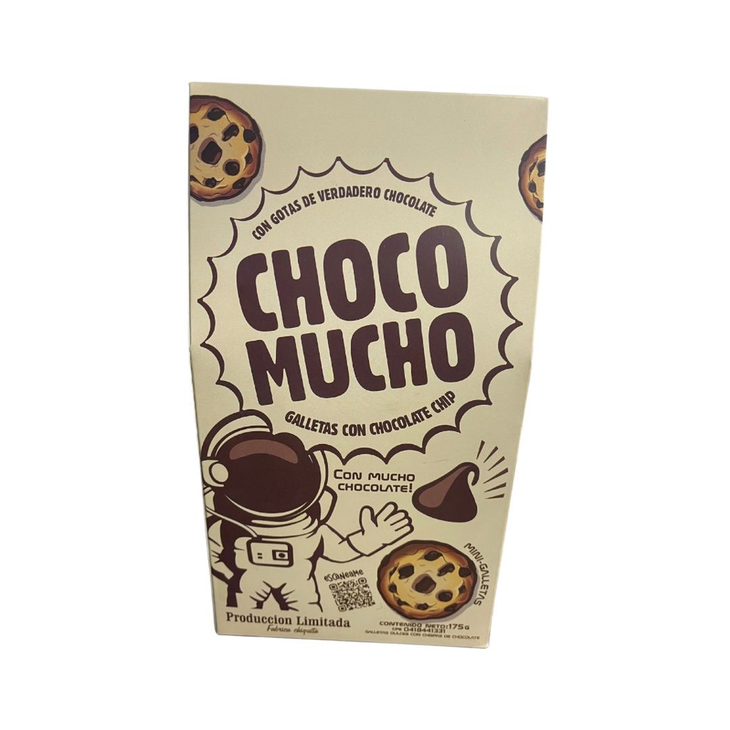 GALLETAS CHOCO MUCHO CHOCOLATE CHIPS 175 GR