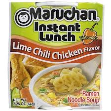 SOPA INSTANTANEA MARUCHAN LIME CHILI CHICKEN FLAVOR    64 GR