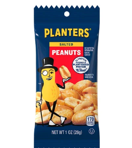 MANI PLANTER SALTED 28 GR