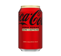 COCA COLA ZERO SUGAR CAFFEINE FREE LATA 355 ML