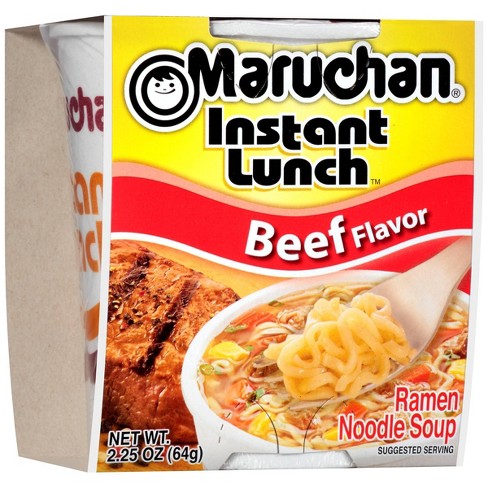 SOPA INSTANTANEA MARUCHAN BEEF FLAVOR 64 GR