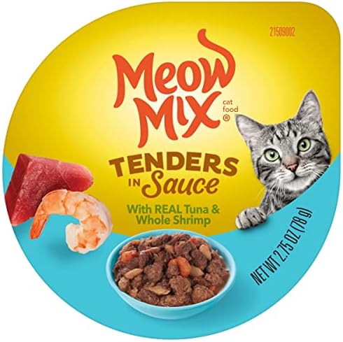 ALIMENTO PARA GATOS MEOW MIX TUNA & WHOLE SHRIMP 78 GR