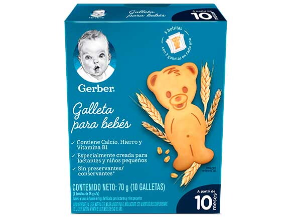 GERBER GALLETAS DE BEBÉ 70 GR