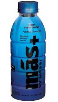 BEBIDA MAS + MESSI BERRY COPA CRUSH 500 ML