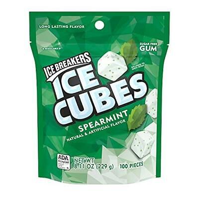 CHICLE ICE BREAKERS ICE CUBE SPEARMINT 229 GR